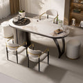 Italian accessible luxury tea chair casual modern makeup stool living room stylish popular negotiation casual chair backrest round stool