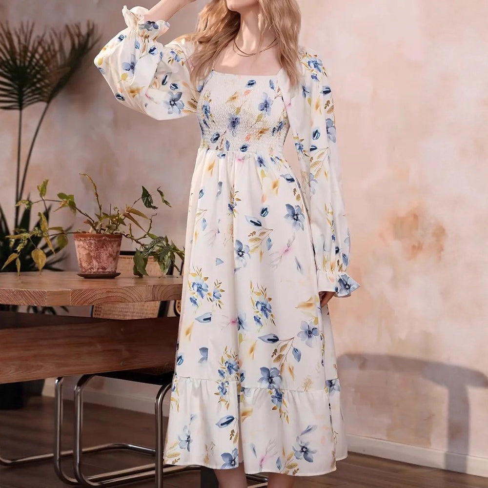 Summer  european and american style tie-dye print casual long sleeve and shorts set loungewear