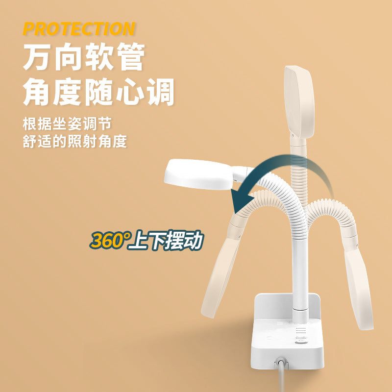 Wireless charging desk lamp socket multifunctional power strip usb multi-port office power board home mobile phone charging power strip
