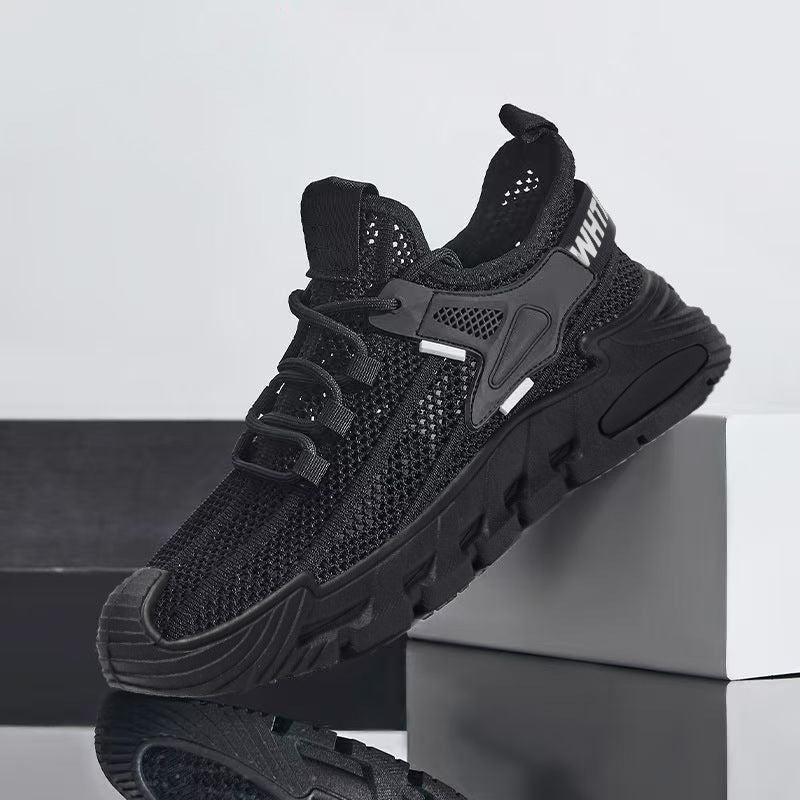 Men's summer new arrivals: breathable mesh casual shoes - lightweight, soft sole, shock-absorbing athletic sneakers for students