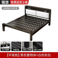 Extra thick iron frame bed carbon steel bed rental house assembled iron bed bold dormitory iron bed bedroom simple bed big sale