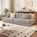 Cloud sofa new arrival modern casual cream style living room small apartment straight row fabric sofa apartment bedroom sofa
