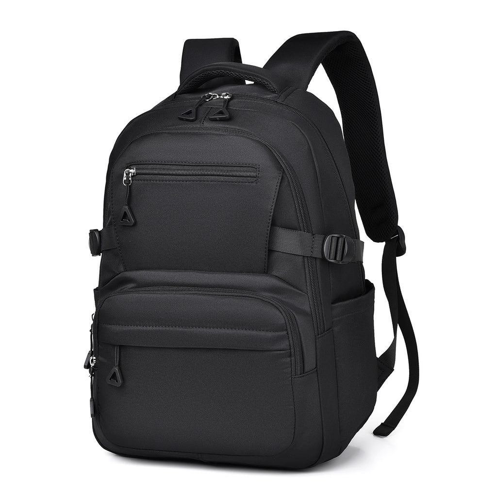 Processing custom Feisha backpack large capacity Korean simple student backpack junior high school student casual schoolbag