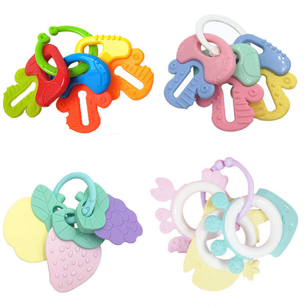 Cross-border  export baby toys toothpaste baby newborn toddler newborn boy and girl hand rattle Manhattan