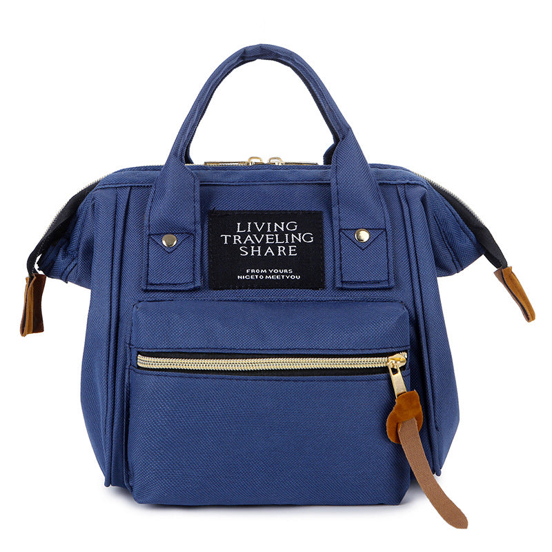Small mother and baby bag fashionable and lightweight Oxford cloth backpack 2025 new mommy bag portable small bag wholesale
