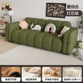 Marshmallow cloud fabric sofa - perfect for small apartments, living rooms, bedrooms, and rental properties. a cozy and comfortable accent sofa for home or office