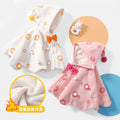 Baby outing cape, girls' winter hooded coat, children's windproof fleece-lined swaddle blanket, korean style princess autumn/winter collection