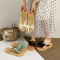 Thick sole 4cm summernew arrivaloutweareasiest for matchmesh bows heightening flip flops women's vacation beach slippers women