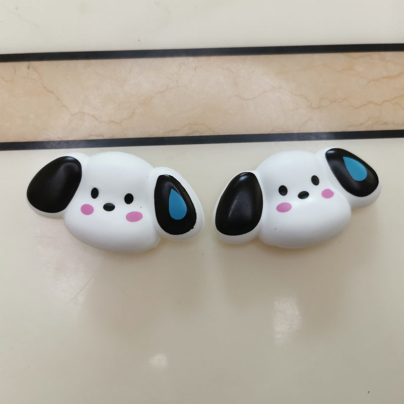 Diy accessories popular big eyes clogs flower ornaments shoe buckles cute cartoon detachable shoe buckles wholesale