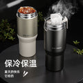 316 big mac thermos cup large capacity water cup cold ice cup stainless steel liner double drinking straw cup personalized