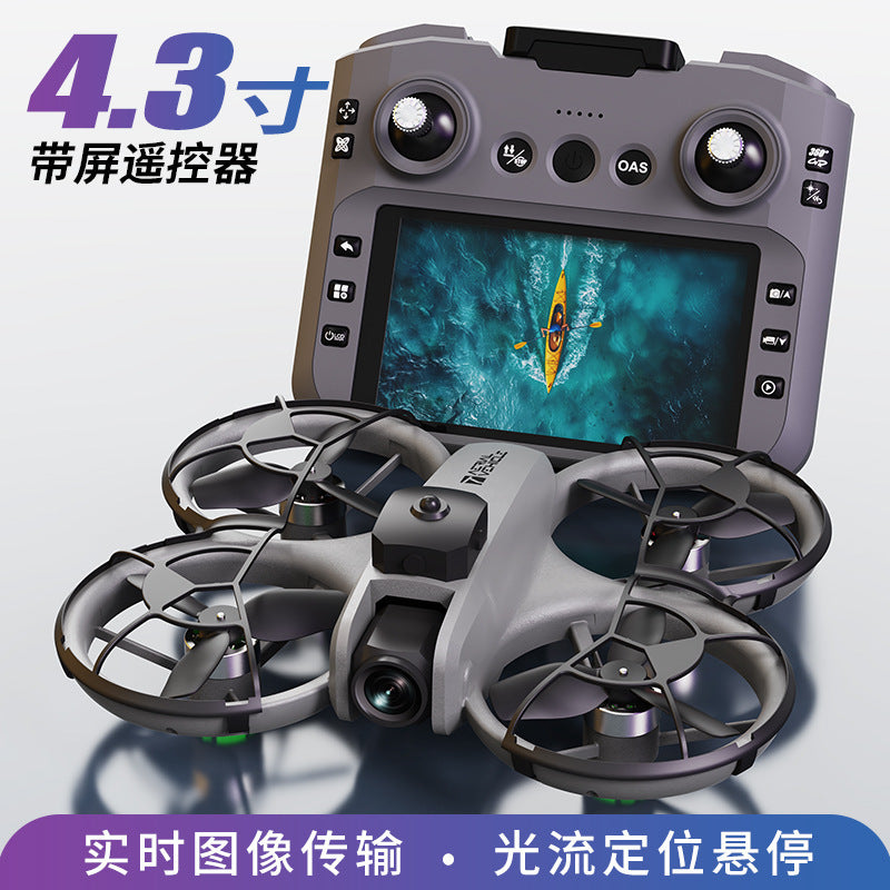 new product t21 drone with 4.5inch screens, high-definition aerial photography, all-inclusive obstacle avoidance, anti-collision quadcopter toy