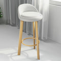 Bar stool, light luxury modern minimalist design, backrest included, bar-specific chair, high stool for home use, bar chair, solid wood