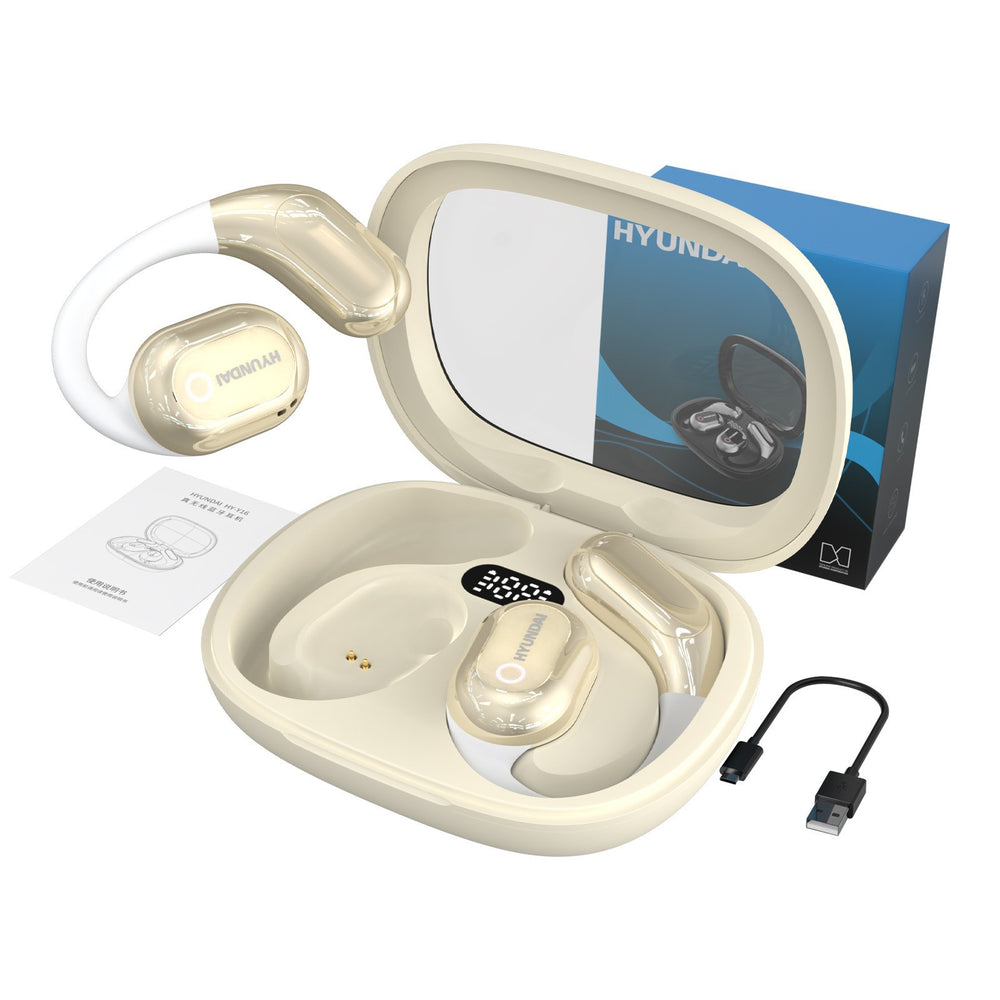 Hyundai modern y16 smart voice translation headphones binaural chinese-english translator bluetooth simultaneous translation translator
