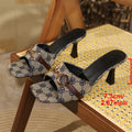 Toe-toe fish mouth women's slippers 2026 summerfashion style fashion high heels plus size cross-border belt buckle sandals