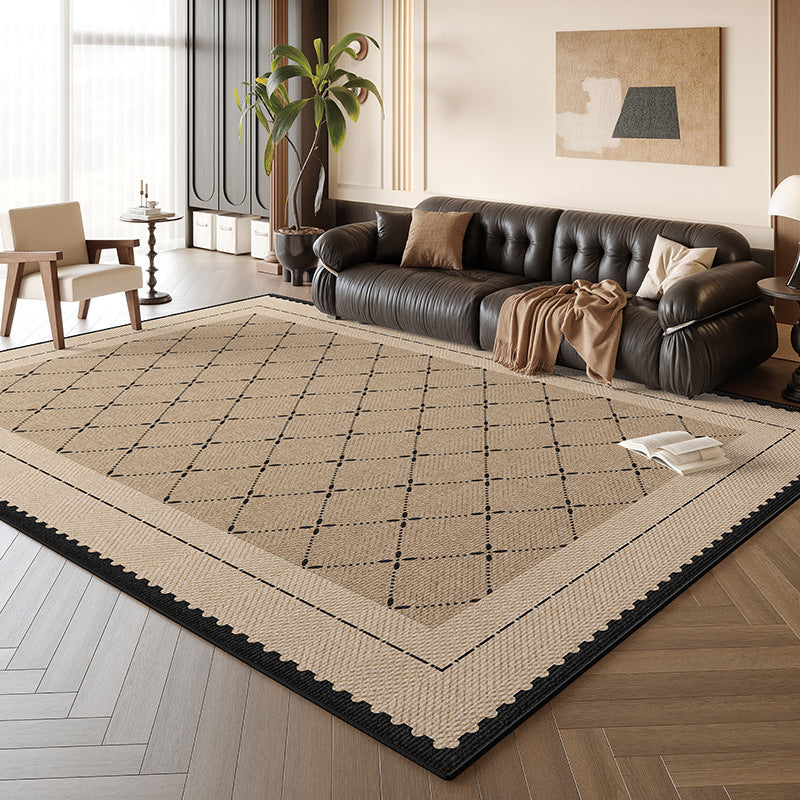 Removable and washable carpet living room medieval style bedroom full floor large area retro style double layer machine washable home carpet