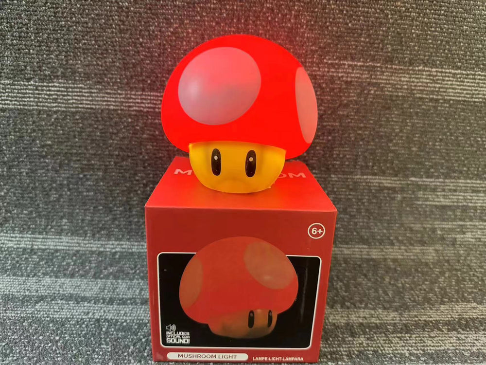 Mario super mario mushroom night light - desktop ambient light, gaming desk ornament, decorative lamp