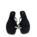 One-strap buckle elegance sandals for women 2025 summer new arrival lady elegant street style toe flats european station preppy style