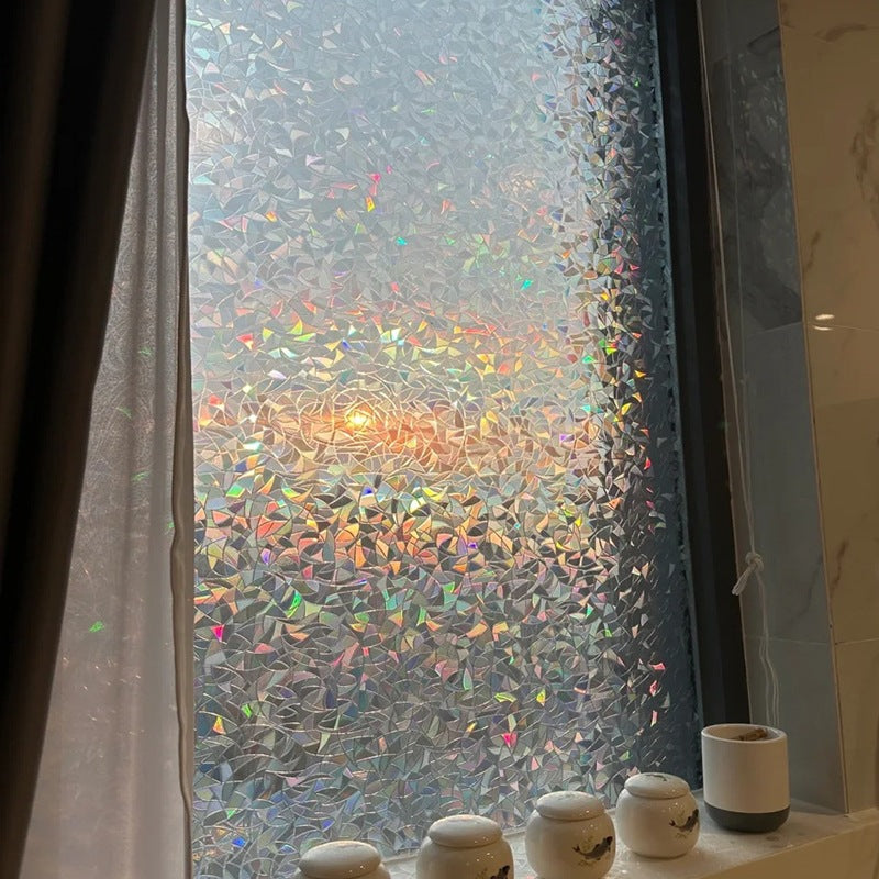 Electrostatic glue-free glass film, bathroom, bathroom window, anti-privacy shading, light-transmitting window grilles sticker, one piece will be sent on behalf of you.