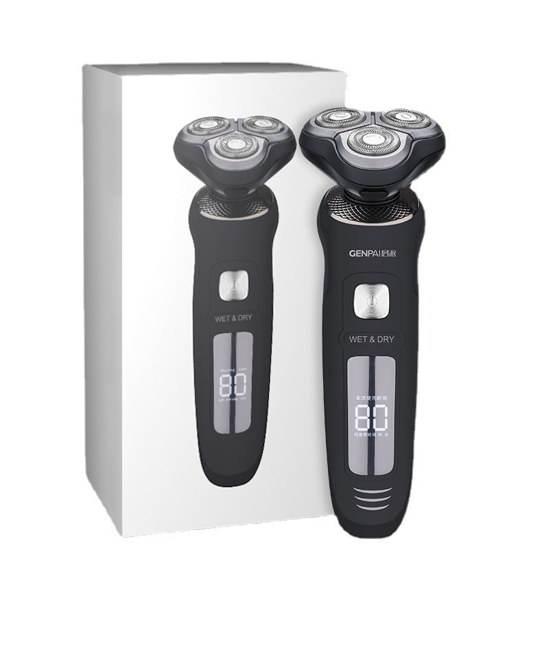 Digital display shaver, razor, sideburn trimmer, fully washable, customizable hair clipper, electric hair trimmer, rechargeable multifunctional