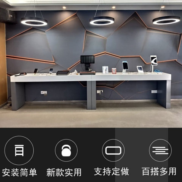 Mobile Phone Experience Desk Display Table Exhibition Hall Reception Desk Display Cabinet Painting Nakajima Booth Display Stand