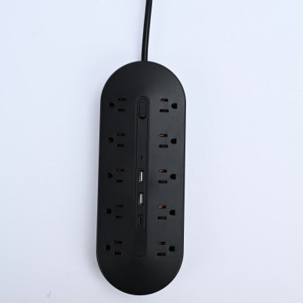 Porous switch wiring socket, home office multi-function plug-in board with 3USB British standard American standard smart socket