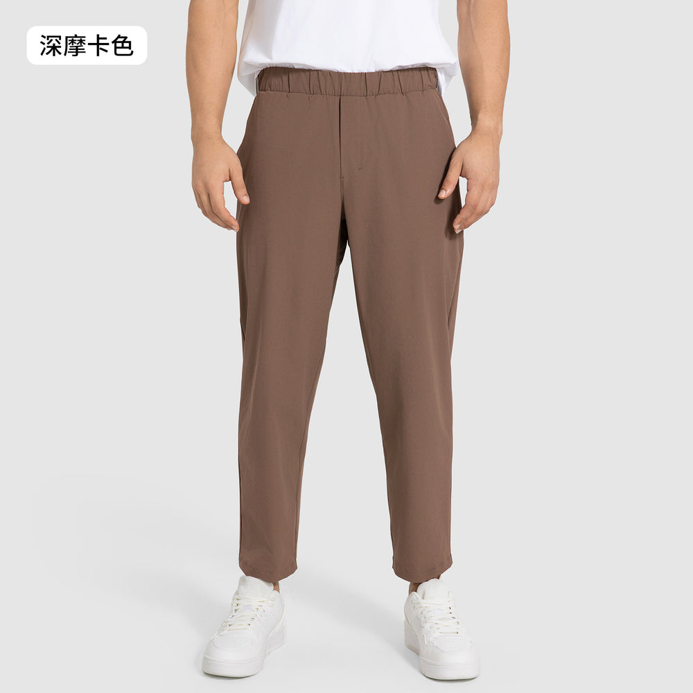 New men's straight-leg casual pants - spring/summer collection. relaxed fit, versatile, lightweight, quick-drying, ideal for running and sports. style: dmk004