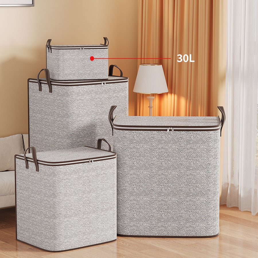 New teddy bear storage bag - collapsible fabric organizer for clothes, quilts, and toys - closet storage box