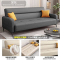 Foldable sofa bed multifunctional sofa small apartment living room dual-purpose single/double cat paw leather bedroom sofa