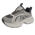 Wedge heel chunky platform dad shoes - 2026 spring/autumn new collection - cushioned comfort, lace-up, breathable mesh women's sneakers
