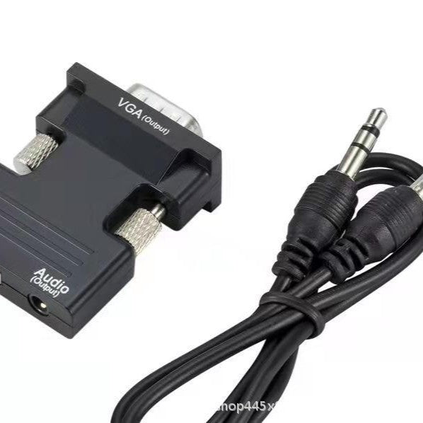 HDMI female to VGA male adapter converter with audio projector high definition computer display set top box hDMI