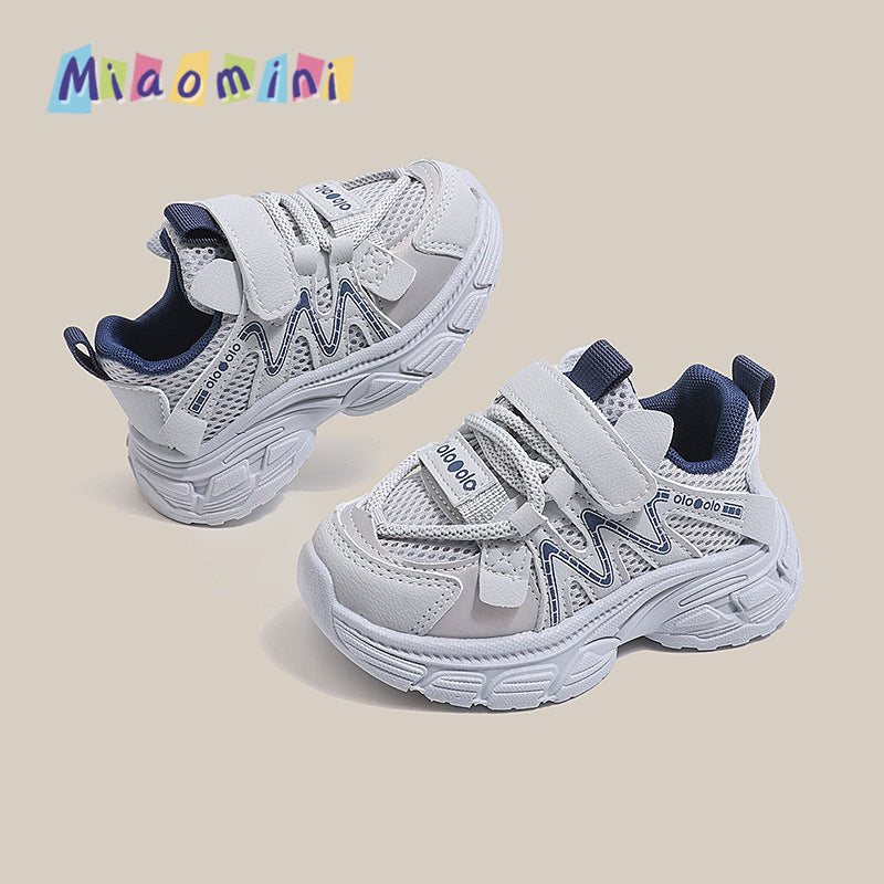 Kids' athletic shoes - new spring/autumn collection - casual mesh sneakers for boys and girls - breathable, chunky sneakers for toddlers and young children - baby running shoes