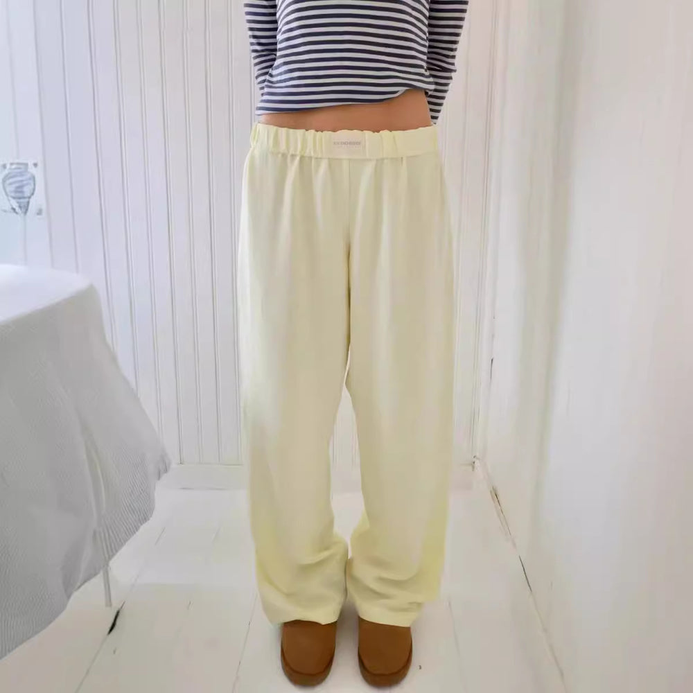 2024 new amazon women's striped wide-leg pants - casual street style, trendy ins fashion, loose fit, high-waisted trousers