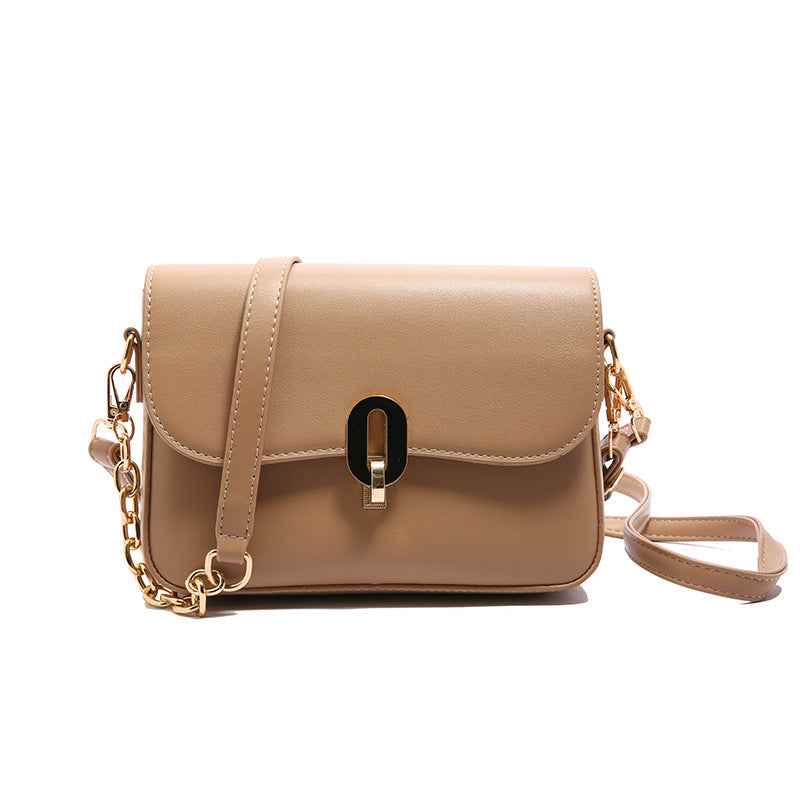 Fashion foreign style bag women's wholesale new simple casual commuter shoulder bag  trend solid color messenger bag