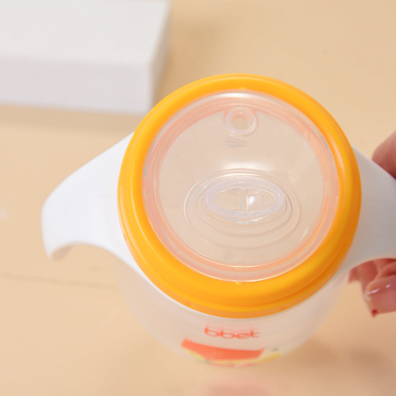 Manufacturer's wide-mouth pp baby bottles for newborns and older babies, featuring straw, anti-colic design, private label, and oem export options