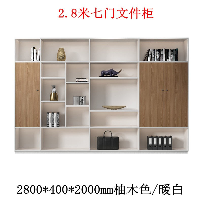 Boss table bookcase casual storage storage cabinet furniture office background file cabinet information cabinet wooden floor cabinet
