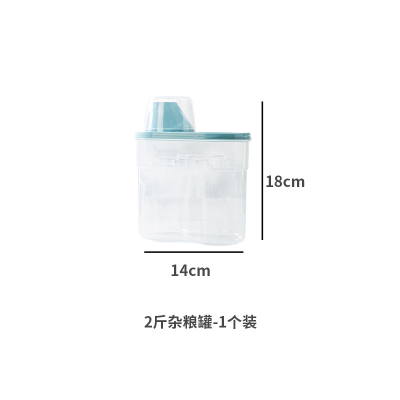 Rice bucket, household grain storage box, grain sub-packaging, sealed bucket, insect-proof and moisture-proof rice bucket 10kg food grade
