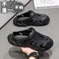 eva clogs men's summer new slippers men's outdoor non-slip shit-stepping toe-cap beach shoes for men