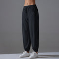 Clearance: original yarn ice silk cooling yoga pants - slim fit, sun protection, women's summer anti-uv elastic ankle-length pants