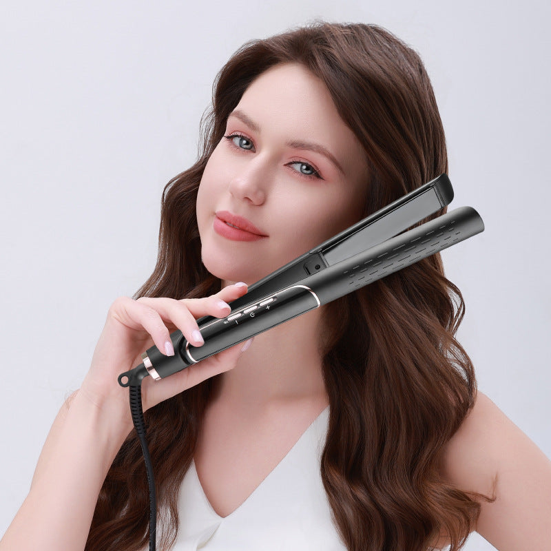 foreign trade new product electric splint hair straightener curling iron dual-purpose curling iron hair straightening private model accepts personalized