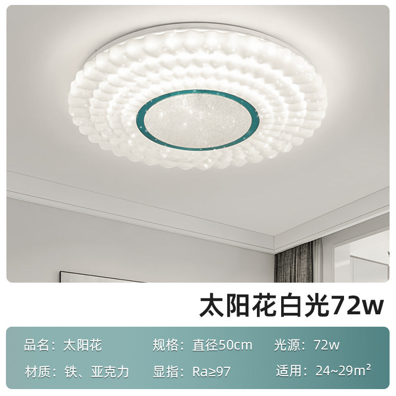Bedroom light modern simplicity 2025 new ceiling light cream wind Internet celebrity romantic starry sky master bedroom lighting