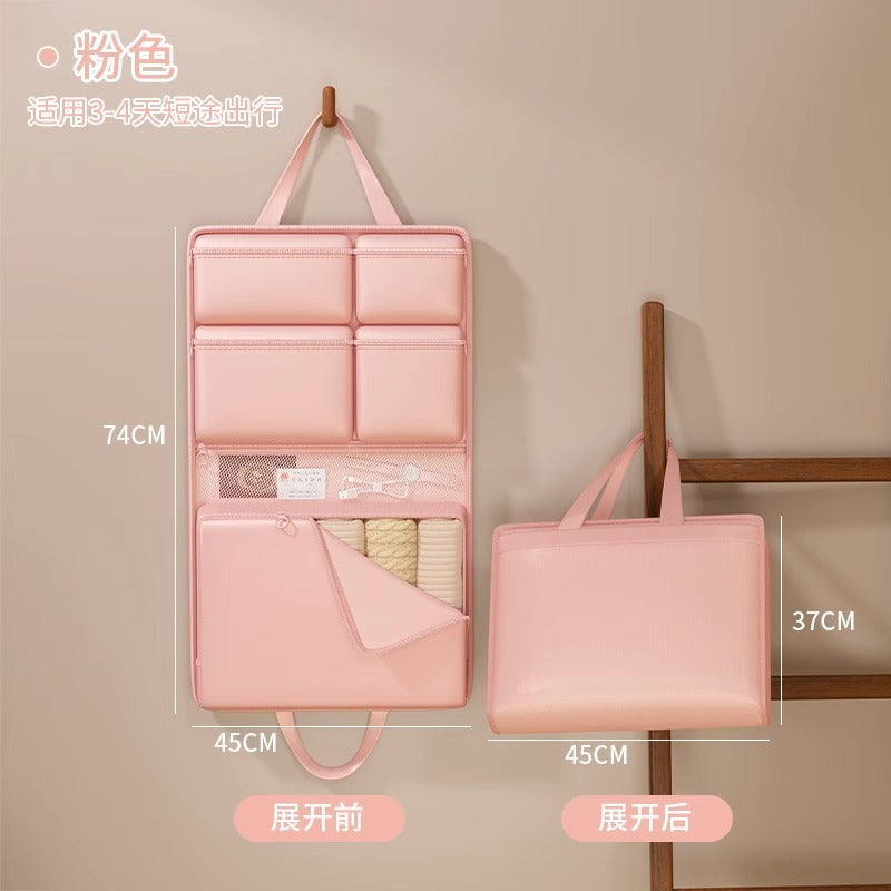Seven-in-one travel storage hanging bag, underwear, socks, clothing, luggage hanging partition storage bag, an essential artifact for business trips