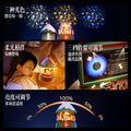 Girl's birthday gift christmas atmosphere night light rotating star projector lamp kids bedroom projector music box toy
