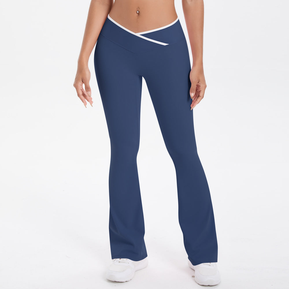 New arrival nude contrast colorpatchwork yoga clothes quick-drying tight butt lifting sports multi-piece set outdoor running fitness suit