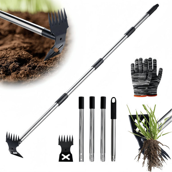 Multifunctional hoe, weeding and shovel dual-purpose tools, farmland loosening and weeding tools, trenching and ridging gardening tools