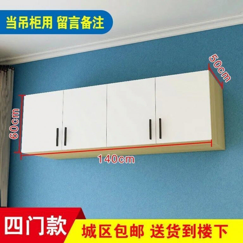 Solid wood large wardrobe heightened hanging cabinet top cabinet top box cabinet can be determined solid wood storage box locker wall wall cabinet bedroom cabinet