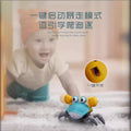 new product automatic escape crab toy electric sensor kids infants 0-3 years old male and female babies learning to crawl