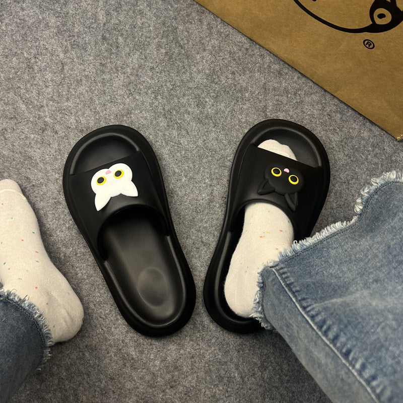 Eva cloud slides for women - summer outdoor wear, 2026 new fashion, minimalist style, indoor home slippers, couple's sandals for men