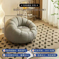 Lazy sofa can lie down and lie down pumpkin cream bedroom balcony single small sofa casualplaid tatami seat