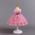 Wholesale girls' sequin tulle princess dress - perfect for kindergarten graduation, evening events, and more!