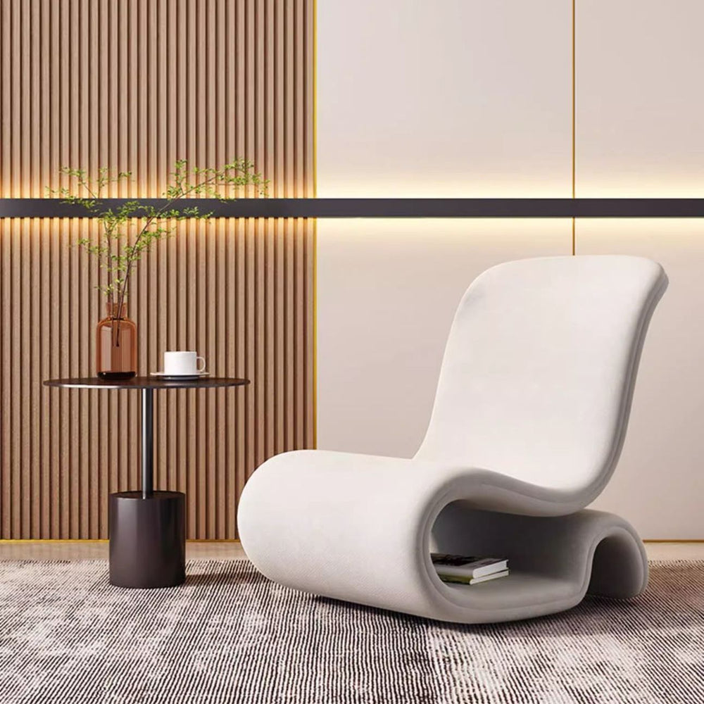 Accessible luxury italian casual design art modern single lazy sofa chair normcore creative casual shaped chair